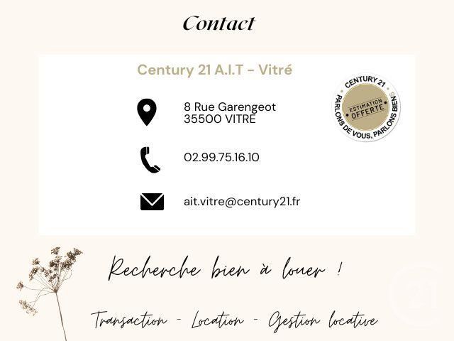 Appartement F1 &agrave; louer - 1 pi&egrave;ce - 32 m2 - Vitre - 35 - BRETAGNE
