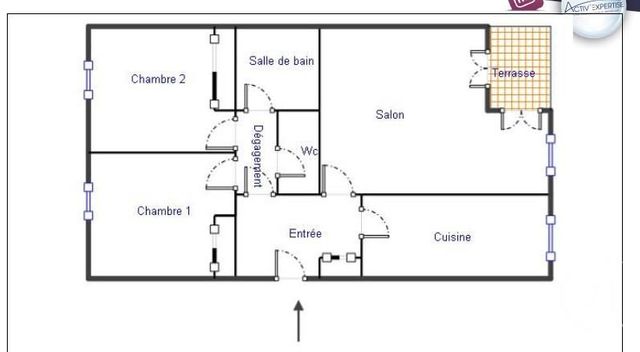 Appartement T3 à vendre - 3 pièces - 61,09 m2 - Toulouse - 31 - MIDI-PYRENEES