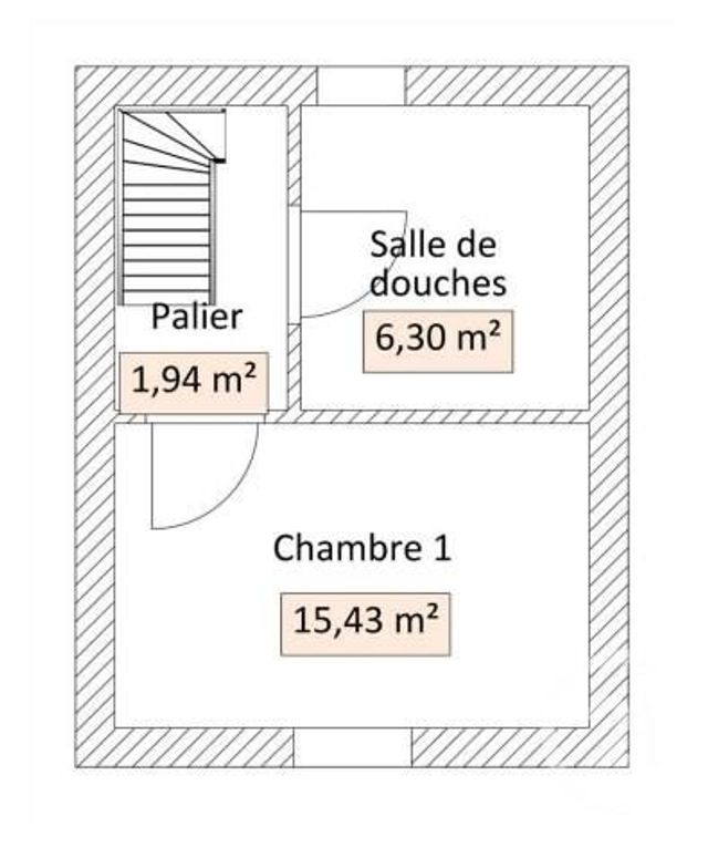 Maison à vendre - 4 pièces - 92,97 m2 - Batz Sur Mer - 44 - PAYS-DE-LOIRE