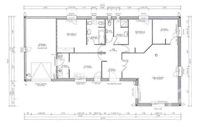 Maison &agrave; vendre - 4 pi&egrave;ces - 113 m2 - La Baule - 44 - PAYS-DE-LOIRE