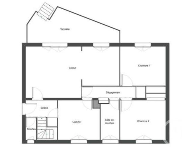 Maison &agrave; vendre - 3 pi&egrave;ces - 74 m2 - La Baule - 44 - PAYS-DE-LOIRE