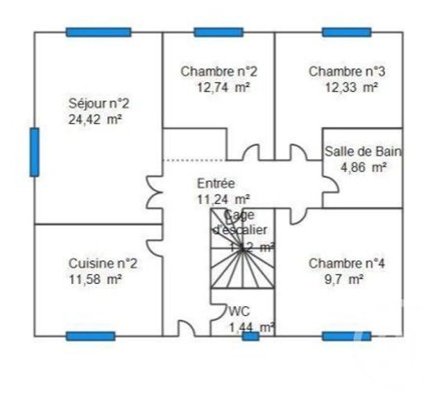 Maison &agrave; vendre - 5 pi&egrave;ces - 142 m2 - La Baule - 44 - PAYS-DE-LOIRE