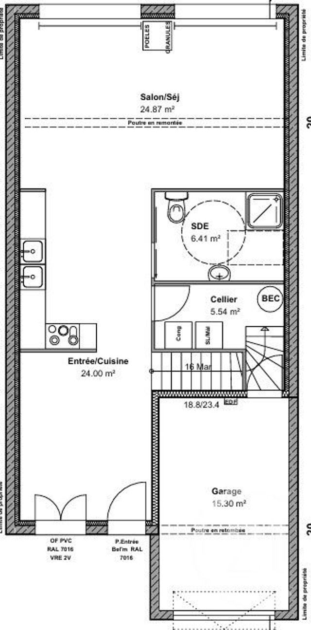 Maison &agrave; vendre - 4 pi&egrave;ces - 113 m2 - Rouge - 44 - PAYS-DE-LOIRE