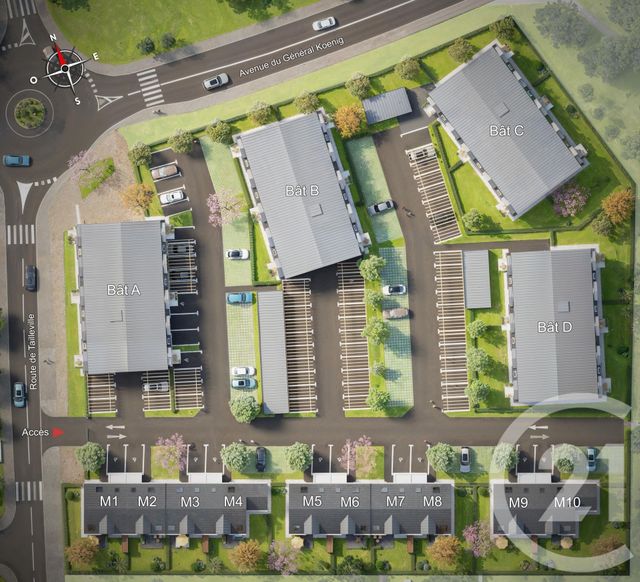 Appartement F2 à vendre - 2 pièces - 44,63 m2 - St Aubin Sur Mer - 14 - BASSE-NORMANDIE