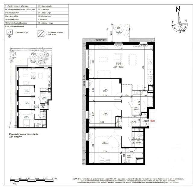 Appartement F2 &agrave; vendre - 4 pi&egrave;ces - 94,20 m2 - St Aubin Sur Mer - 14 - BASSE-NORMANDIE