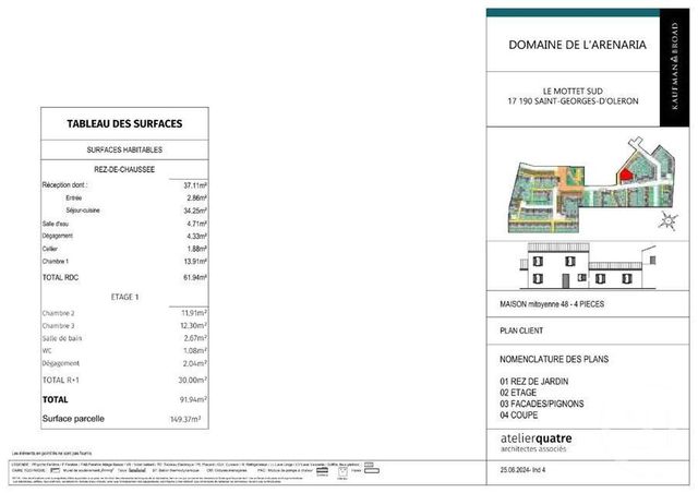 Maison à vendre - 4 pièces - 91,94 m2 - St Georges D Oleron - 17 - POITOU-CHARENTES