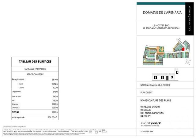 Maison à vendre - 3 pièces - 60,86 m2 - St Georges D Oleron - 17 - POITOU-CHARENTES