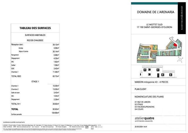 Maison à vendre - 4 pièces - 92,63 m2 - St Georges D Oleron - 17 - POITOU-CHARENTES