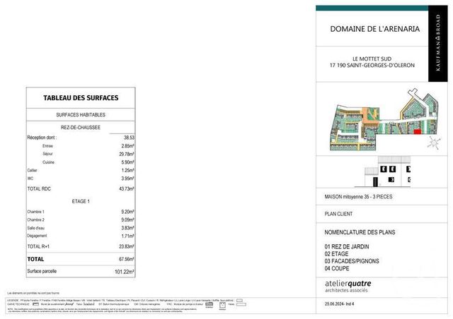 Maison à vendre - 3 pièces - 67,56 m2 - St Georges D Oleron - 17 - POITOU-CHARENTES