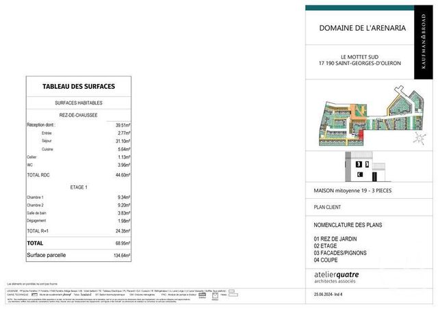 Maison à vendre - 3 pièces - 68,95 m2 - St Georges D Oleron - 17 - POITOU-CHARENTES