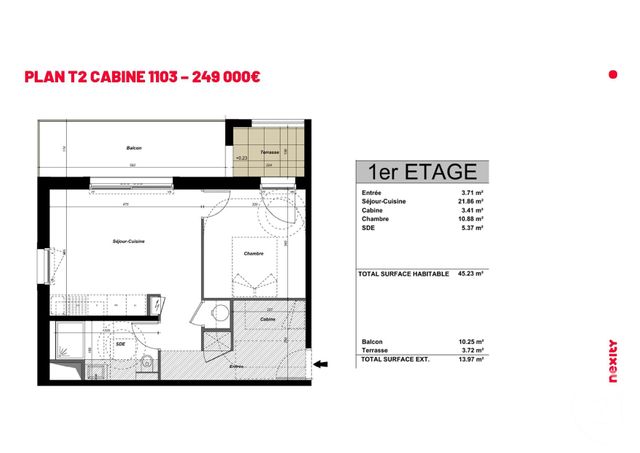 Appartement F2 &agrave; vendre - 2 pi&egrave;ces - 51 m2 - St Trojan Les Bains - 17 - POITOU-CHARENTES