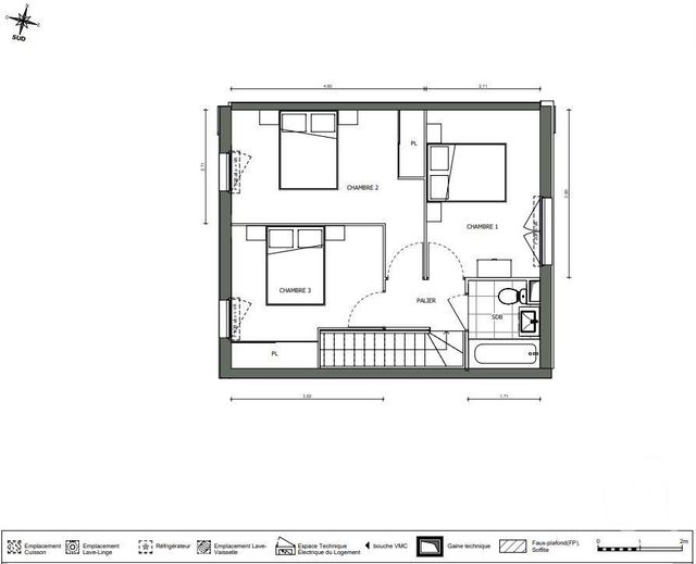 Maison &agrave; vendre - 4 pi&egrave;ces - 77,20 m2 - St Laurent Du Var - 06 - PROVENCE-ALPES-COTE-D-AZUR