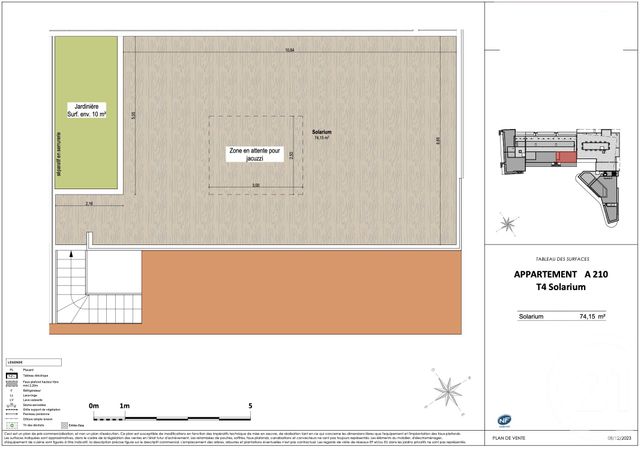 Appartement T4 à vendre - 4 pièces - 90,60 m2 - Villeneuve Loubet - 06 - PROVENCE-ALPES-COTE-D-AZUR