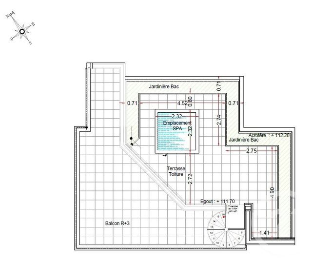 Appartement F4 à vendre - 4 pièces - 135 m2 - St Laurent Du Var - 06 - PROVENCE-ALPES-COTE-D-AZUR