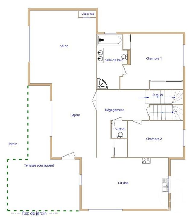 Maison à vendre - 6 pièces - 155 m2 - Vence - 06 - PROVENCE-ALPES-COTE-D-AZUR