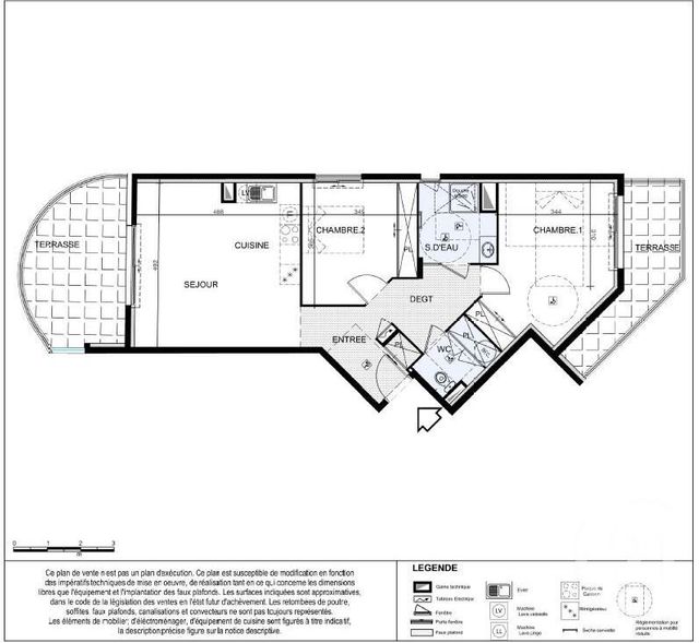 Appartement F3 &agrave; vendre - 3 pi&egrave;ces - 71 m2 - Cagnes Sur Mer - 06 - PROVENCE-ALPES-COTE-D-AZUR