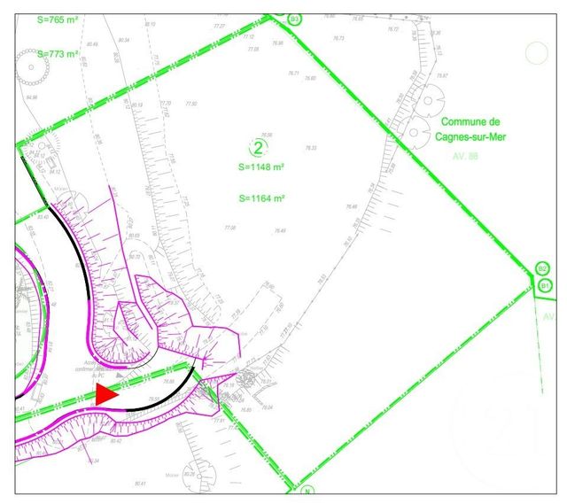 terrain - CAGNES SUR MER - 06