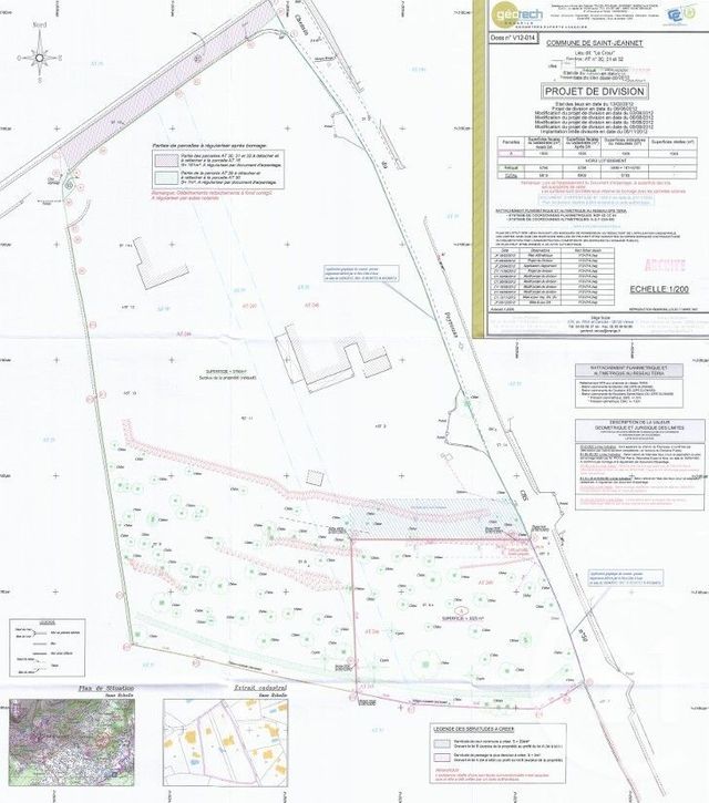 Terrain à vendre ST JEANNET