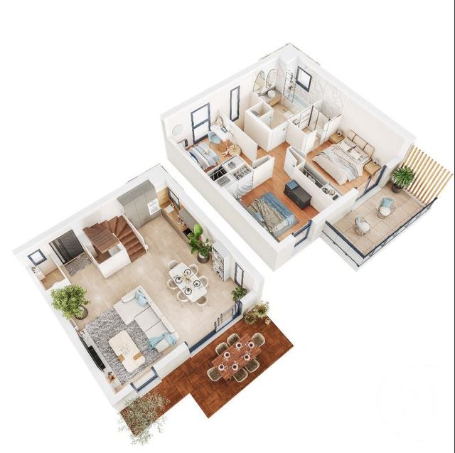 Maison &agrave; vendre - 4 pi&egrave;ces - 96,20 m2 - Cagnes Sur Mer - 06 - PROVENCE-ALPES-COTE-D-AZUR