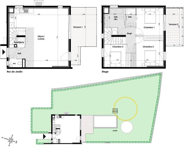 Maison &agrave; vendre - 4 pi&egrave;ces - 96,20 m2 - Cagnes Sur Mer - 06 - PROVENCE-ALPES-COTE-D-AZUR