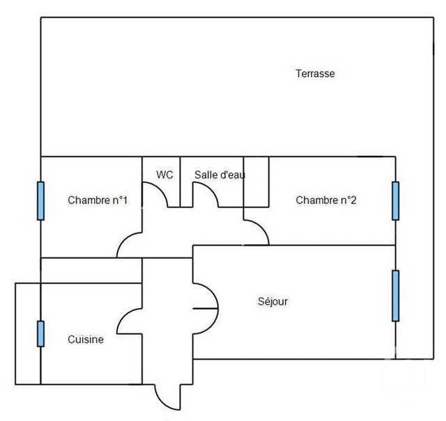 Appartement F3 &agrave; vendre - 3 pi&egrave;ces - 66,76 m2 - Cagnes Sur Mer - 06 - PROVENCE-ALPES-COTE-D-AZUR