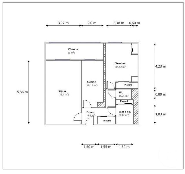 Appartement F2 &agrave; vendre - 2 pi&egrave;ces - 50 m2 - Cagnes Sur Mer - 06 - PROVENCE-ALPES-COTE-D-AZUR