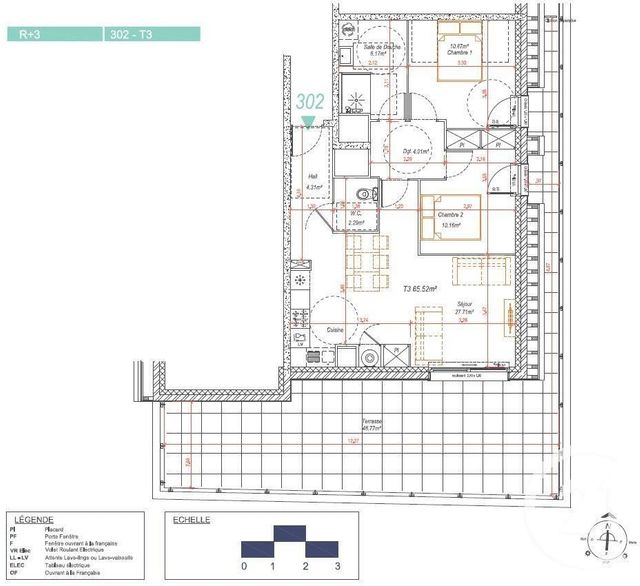 Appartement F3 à vendre - 3 pièces - 66 m2 - Fort Mahon Plage - 80 - PICARDIE