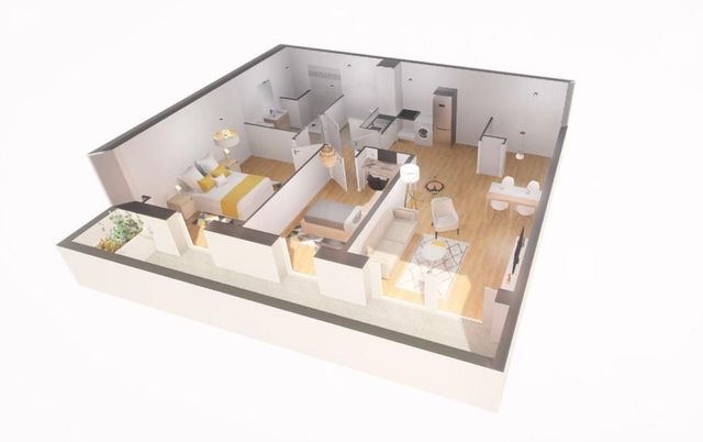 Appartement F3 &agrave; vendre - 3 pi&egrave;ces - 60,54 m2 - Etaples - 62 - NORD-PAS-DE-CALAIS