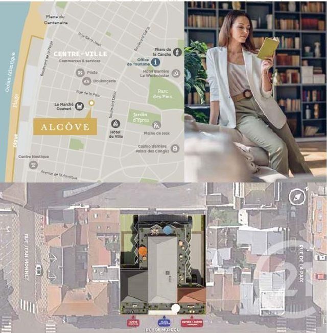 Appartement F4 &agrave; vendre - 6 pi&egrave;ces - 101,22 m2 - Le Touquet Paris Plage - 62 - NORD-PAS-DE-CALAIS