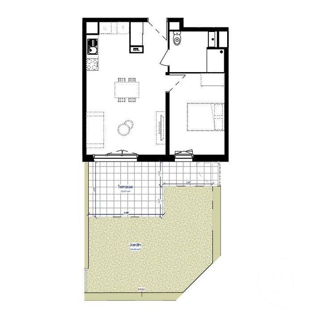 Appartement F2 &agrave; vendre - 2 pi&egrave;ces - 43,72 m2 - Cucq - 62 - NORD-PAS-DE-CALAIS