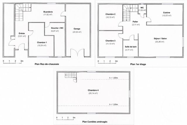 Maison &agrave; louer - 4 pi&egrave;ces - 101,71 m2 - Boissy St Leger - 94 - ILE-DE-FRANCE