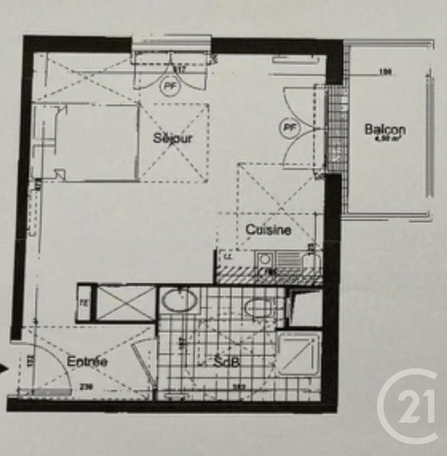 Appartement Studio &agrave; louer - 1 pi&egrave;ce - 33 m2 - Brie Comte Robert - 77 - ILE-DE-FRANCE