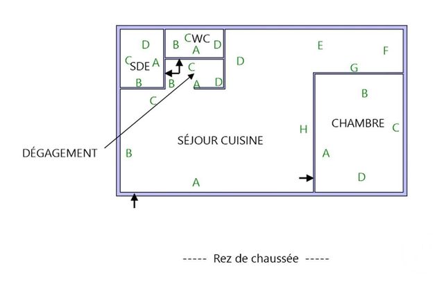 Appartement F2 &agrave; louer - 2 pi&egrave;ces - 49,43 m2 - Hericourt - 70 - FRANCHE-COMTE