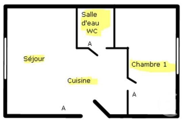 Appartement F2 &agrave; louer - 2 pi&egrave;ces - 30,48 m2 - Lure - 70 - FRANCHE-COMTE