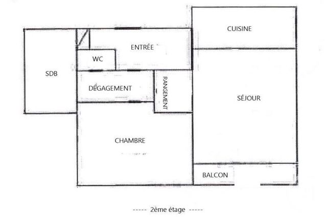 Appartement F2 &agrave; louer - 2 pi&egrave;ces - 50,66 m2 - Luxeuil Les Bains - 70 - FRANCHE-COMTE