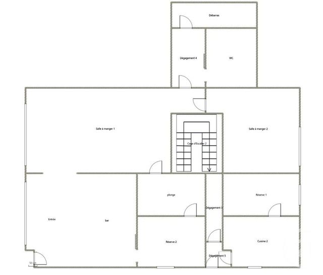 Local commercial à louer - 181.5 m2 - 70 - Haute-Saone