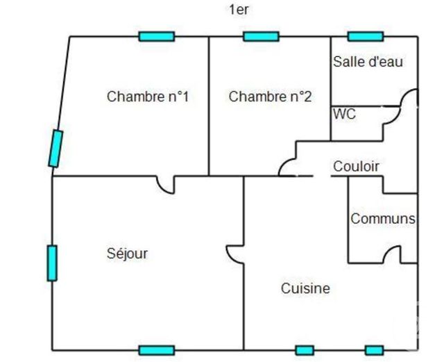Appartement F3 &agrave; louer - 3 pi&egrave;ces - 82,45 m2 - Hericourt - 70 - FRANCHE-COMTE