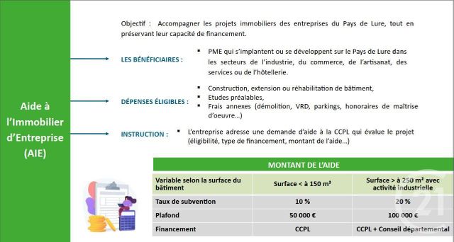 Appartement Local &agrave; louer - 3 pi&egrave;ces - 104 m2 - Lure - 70 - FRANCHE-COMTE