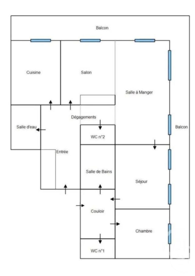 Appartement F4 &agrave; vendre - 4 pi&egrave;ces - 98,47 m2 - Luxeuil Les Bains - 70 - FRANCHE-COMTE