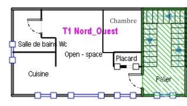 Appartement F1 &agrave; louer - 1 pi&egrave;ce - 38,63 m2 - Lure - 70 - FRANCHE-COMTE