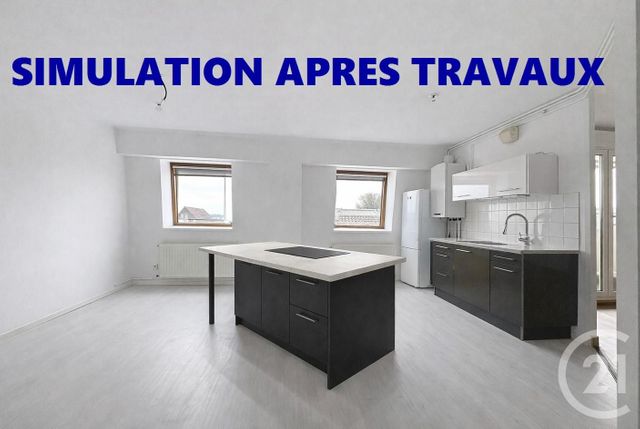 Appartement F3 &agrave; louer - 3 pi&egrave;ces - 64,44 m2 - Luxeuil Les Bains - 70 - FRANCHE-COMTE