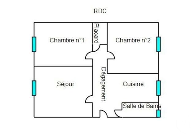 Appartement F3 &agrave; louer - 3 pi&egrave;ces - 53,65 m2 - Belfort - 90 - FRANCHE-COMTE