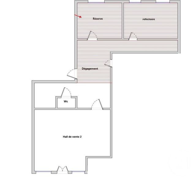Appartement Local &agrave; louer - 5 pi&egrave;ces - 200 m2 - Lure - 70 - FRANCHE-COMTE