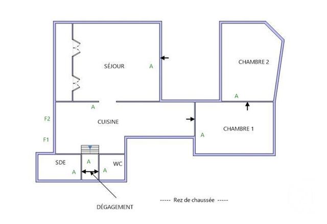 Appartement F3 &agrave; louer - 3 pi&egrave;ces - 92,69 m2 - Lure - 70 - FRANCHE-COMTE