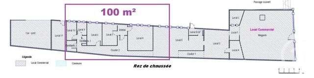 Appartement Local &agrave; louer - 8 pi&egrave;ces - 150 m2 - Lure - 70 - FRANCHE-COMTE