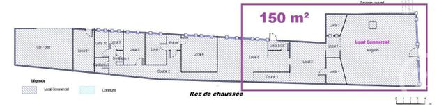 Appartement Local &agrave; louer - 8 pi&egrave;ces - 150 m2 - Lure - 70 - FRANCHE-COMTE