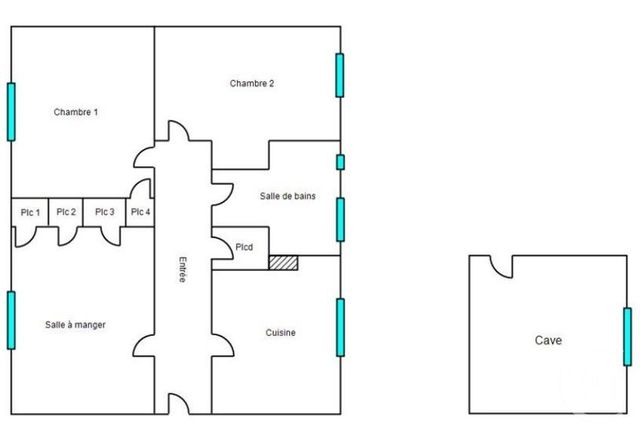 Appartement F3 &agrave; louer - 3 pi&egrave;ces - 63,08 m2 - Lure - 70 - FRANCHE-COMTE