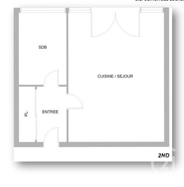 Appartement F1 à louer - 1 pièce - 16,80 m2 - Vesoul - 70 - FRANCHE-COMTE