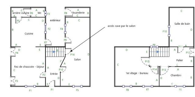 Maison &agrave; vendre - 4 pi&egrave;ces - 104 m2 - Abbeville - 80 - PICARDIE