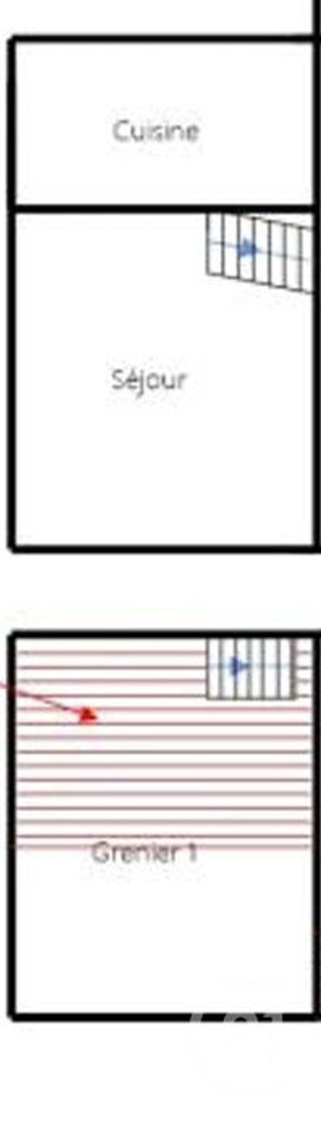 Maison &agrave; vendre - 2 pi&egrave;ces - 51 m2 - Abbeville - 80 - PICARDIE